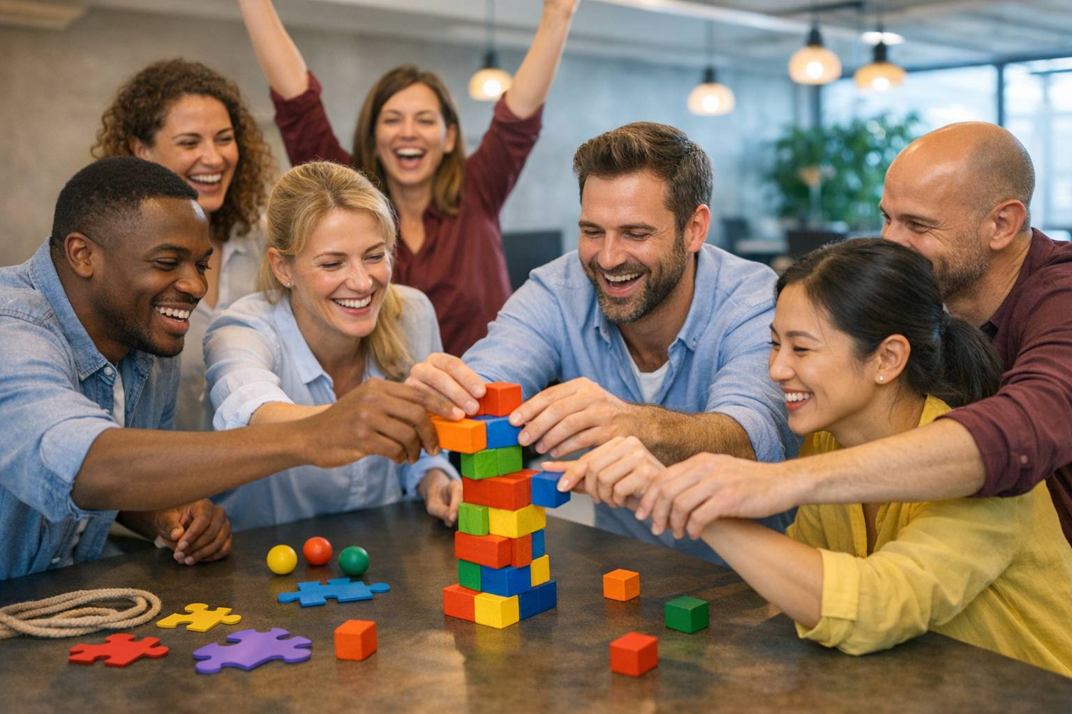 Team building en empresas: 12 razones por las que transforma el clima laboral
